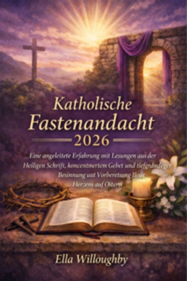 Katholische Fastenandacht 2026 - Eine geführte Erfahrung mit Bibellesungen konzentriertem Gebet und tiefgründiger Reflexion um Ihr Herz auf Ostern vorzubereiten - cover