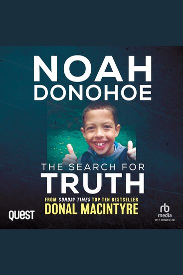 Noah Donohoe: The Search for Truth - The Search for Truth - cover