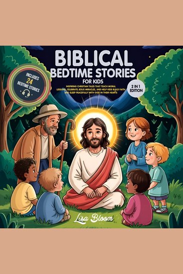 Biblical Bedtime Stories for Kid - A Peaceful Collection of Bible Lessons and Jesus’s Miracles to Help Children Build Faith Learn Christian Values and Fall Asleep Feeling Loved and Safe - cover