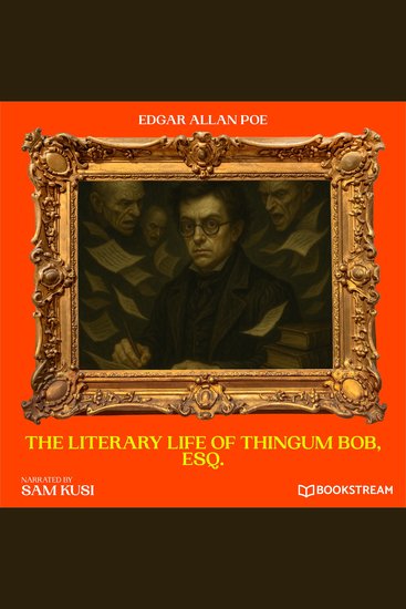 The Literary Life of Thingum Bob Esq - cover