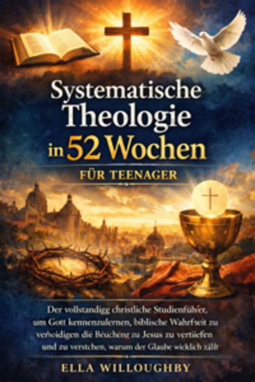 52 Wochen Systematische Theologie Für Jugendliche - Der Komplette Christliche Studienleitfaden Um Gott Zu Erkennen Biblische Wahrheit Zu Verteidigen Die Beziehung Zu Jesus Zu Verstärken Und Zu Verstehen Warum Der Glaube Wirklich Zählt - cover