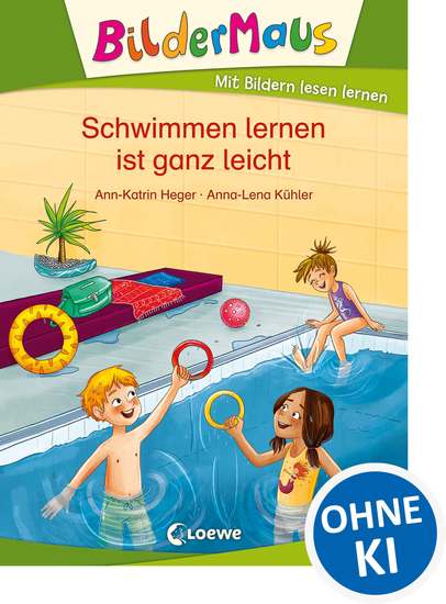 Bildermaus - Schwimmen lernen ist ganz leicht - Mit Bildern lesen lernen - Ideal für die Vorschule und Leseanfänger ab 5 Jahre - cover