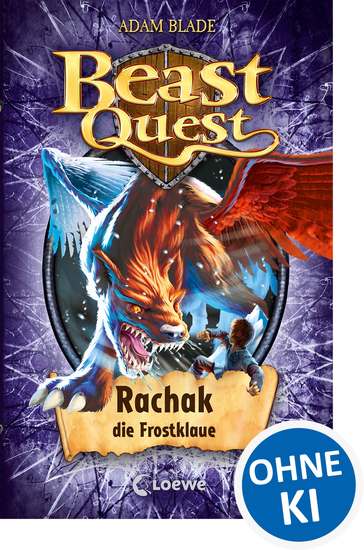 Beast Quest (Band 42) - Rachak die Frostklaue - Spannungsreiche Abenteuergeschichte ab 8 Jahre - cover