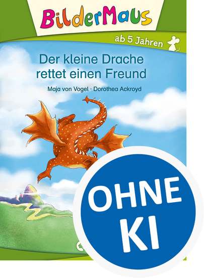 Bildermaus - Der kleine Drache rettet einen Freund - Mit Bildern lesen lernen - Ideal für die Vorschule und Leseanfänger ab 5 Jahre - cover