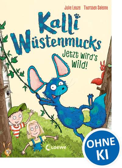 Kalli Wüstenmucks - Jetzt wird's wild! (Band 2) - Kalli auf Rettungsmission - Lustiges Erstlesebuch zum Vorlesen und Selberlesen ab 7 Jahren - cover
