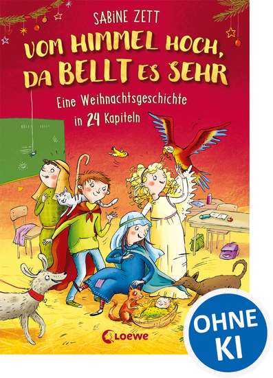 Vom Himmel hoch da bellt es sehr - Eine Weihnachtsgeschichte in 24 Kapiteln - cover