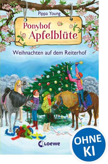 Ponyhof Apfelblüte - Weihnachten auf dem Reiterhof - Pferdebuch für Mädchen ab 8 Jahre - cover