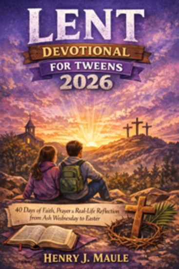 Lent Devotional for Tweens 2026 - 40 Days of Faith Prayer & Real-Life Reflection from Ash Wednesday to Easter - cover