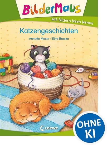 Bildermaus - Katzengeschichten - Mit Bildern lesen lernen - Ideal für die Vorschule und Leseanfänger ab 5 Jahre - cover