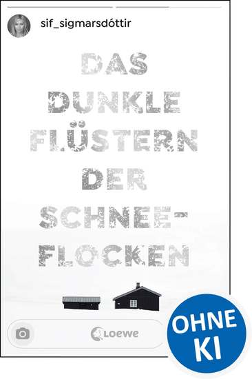 Das dunkle Flüstern der Schneeflocken - Young Adult Nordic Noir-Thriller Island - cover