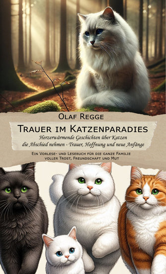 Trauer im Katzenparadies - Herzerwärmende Geschichten über Katzen die Abschied nehmen - Trauer Hoffnung und neue Anfänge - Ein Vorlese- und Lesebuch für die ganze Familie voller Trost Freundschaft und Mut - cover