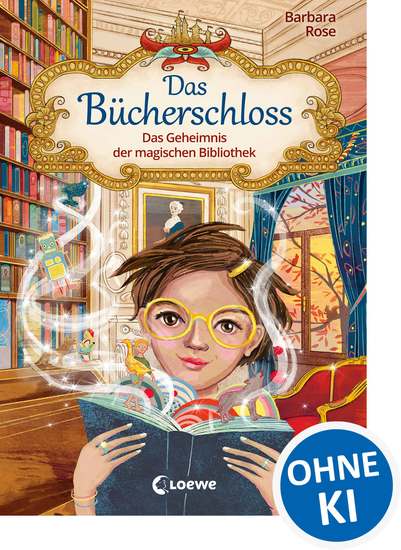 Das Bücherschloss (Band 1) - Das Geheimnis der magischen Bibliothek - Zauberhaftes Kinderbuch für Mädchen und Jungen ab 8 Jahre - cover