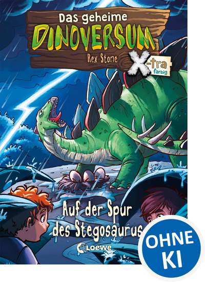 Das geheime Dinoversum Xtra (Band 7) - Auf der Spur des Stegosaurus - ab 7 Jahre - cover