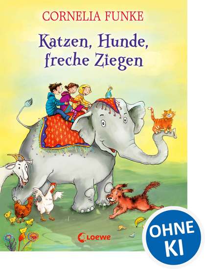 Katzen Hunde freche Ziegen - cover