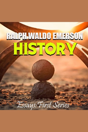 Essays: First Series History - cover