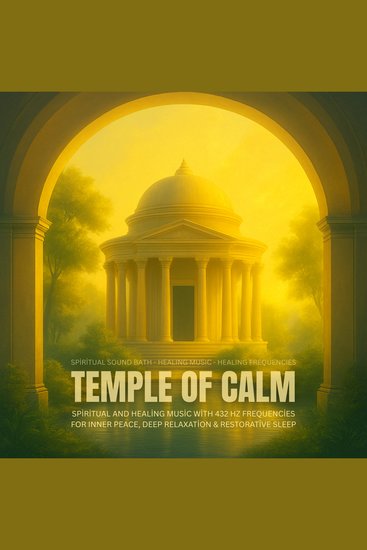 TEMPLE OF CALM - Spiritual Sound Bath - Healing Music - Healing Frequencies - Spiritual and Healing Music with 432 Hz Frequencies for Inner Peace Deep Relaxation & Restorative Sleep - cover