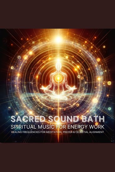 Sacred Sound Bath – Spiritual Music for Energy Work - Healing Frequencies for Meditation Prayer & Celestial Alignment - cover
