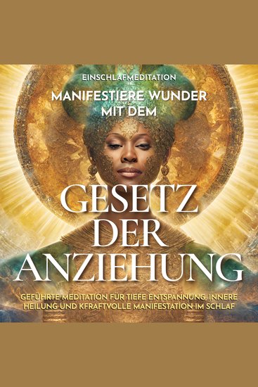 Einschlafmeditation – Manifestiere Wunder mit dem Gesetz der Anziehung - Geführte Meditation für tiefe Entspannung innere Heilung und kraftvolle Manifestation im Schlaf - cover