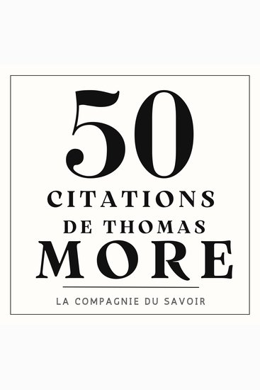 50 citations de Thomas More - cover