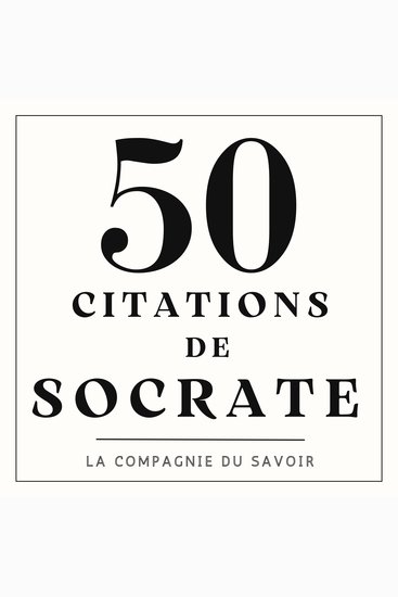 50 citations de Socrate - cover