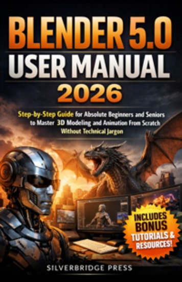 Blender 50 user manual 2026 - Step-by-Step Guide for Absolute Beginners and Seniors to Master 3D Modeling and Animation From Scratch Without Technical Jargon - cover