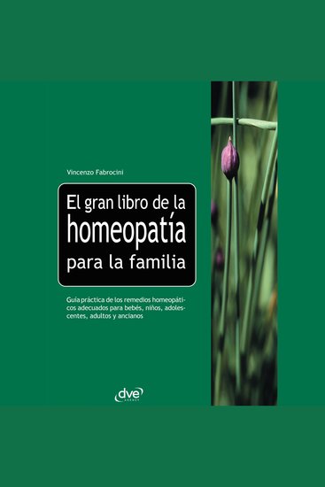 El gran libro de la homeopatía para la familia - cover