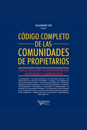 Código completo de las comunidades de propietarios - cover