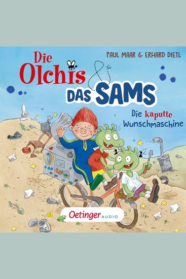 Die Olchis und das Sams 1 Die kaputte Wunschmaschine - cover