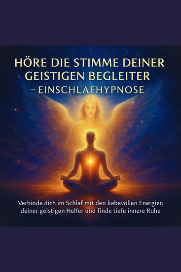 Höre die Stimme deiner geistigen Begleiter – Einschlafhypnose - Verbinde dich im Schlaf mit den liebevollen Energien deiner geistigen Helfer und finde tiefe innere Ruhe - cover