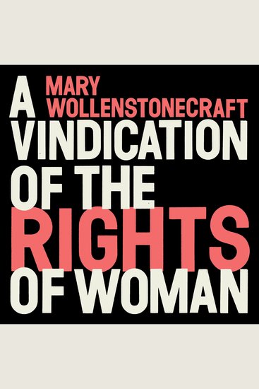 A Vindication of the Rights of Woman - cover
