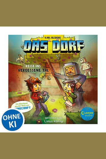 Das Dorf 8 - Reise ins vergessene Tal - Begib dich auf eine gefährliche Reise durch die Welt von Minecraft! - Gaming Abenteuer für Kinder ab 8 Jahren - cover
