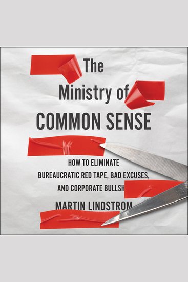 The Ministry Of Common Sense - How to Eliminate Bureaucratic Red Tape Bad Excuses and Corporate BS - cover