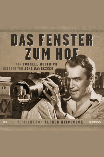 Das Fenster zum Hof - von Cornell Woolrich Gelesen von Jens Wawrczeck Verfilmt von Alfred Hitchcock - cover