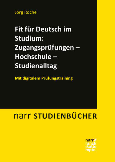 Fit für Deutsch im Studium: Zugangsprüfungen – Hochschule – Studienalltag - Mit digitalem Prüfungstraining - cover