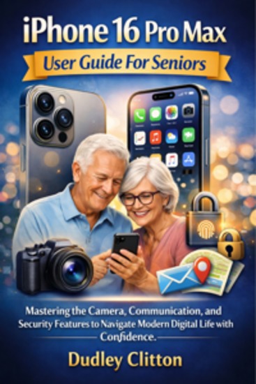 Iphone 16 Pro max User Guide For Seniors - Mastering the Camera Communication and Security Features to Navigate Modern Digital Life with Confidence - cover