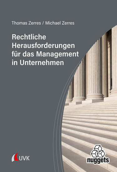 Rechtliche Herausforderungen für das Management in Unternehmen - cover