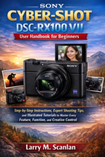 Sony Cyber-shot DSC-RX100 VII User Handbook for Beginners - Step-by-Step Instructions Expert Shooting Tips and Illustrated Tutorials to Master Every Feature Function and Creative Control - cover