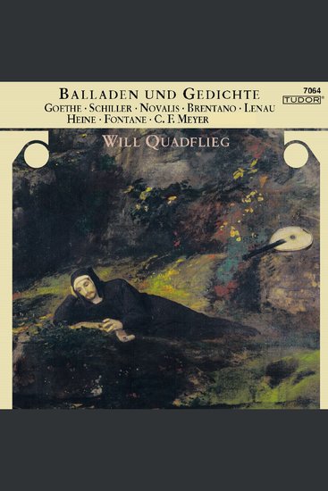 Balladen und Gedichte (Goethe Schiller Novalis Brentano Lenau Heine Fontane C F Meyer) · Will Quadflieg - cover