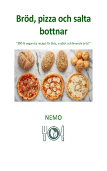 Bröd pizza och salta bottnar - Terra Vegan-serien från Nemo - Vol 7 - Italiensk vegansk matlagning - cover