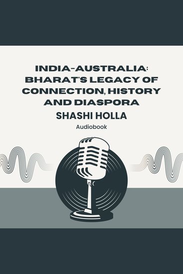 India-Australia - Bharat's Legacy of Connection History and Diaspora - cover