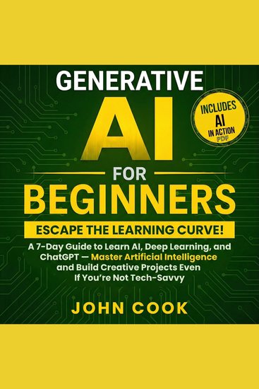 Generative AI for Beginners - Escape the Learning Curve! A 7-Day Guide to Learn AI Deep Learning and ChatGPT - Master Artificial Intelligence and Build Creative Projects Even If You’re Not Tech-Savvy - cover