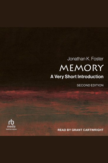 Memory - A Very Short Introduction 2nd Edition - cover