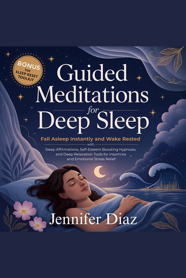 Guided Meditations for Deep Sleep - Fall Asleep Instantly and Wake Rested with Sleep Affirmations Self-Esteem Boosting Hypnosis and Deep Relaxation Tools for Insomnia and Emotional Stress Relief - cover