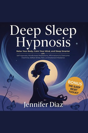 Deep Sleep Hypnosis - Relax Your Body Calm Your Mind and Sleep Smarter with Self-Hypnosis Mindfulness Meditations Affirmations to Overcome Insomnia Defeat Stress Pain or Emotional Imbalance - cover