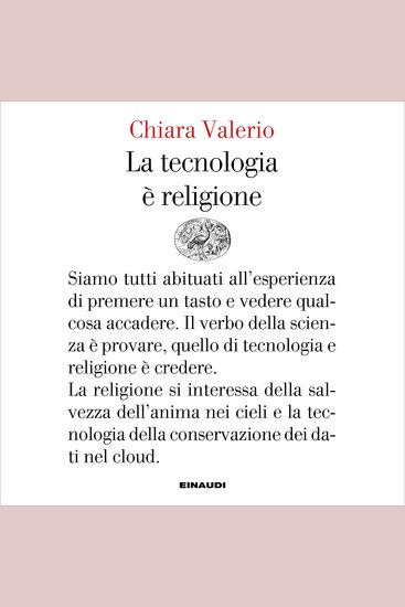 La tecnologia è religione - cover