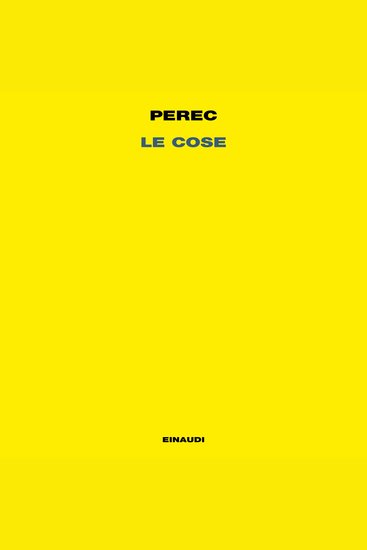 Le cose - Una storia degli anni Sessanta - cover