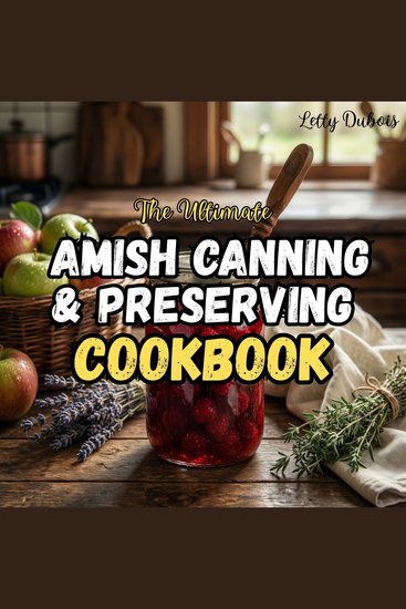 The Ultimate Amish Canning and Preserving Cookbook - 7 Ancient Must-Know Secrets to Learn How to Perfectly Prepare 365+ Easy Affordable and Authentic Recipes for Every Occasion - cover