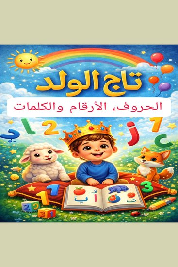 تاج الولد: الحروف، الأرقام، والكلمات - cover