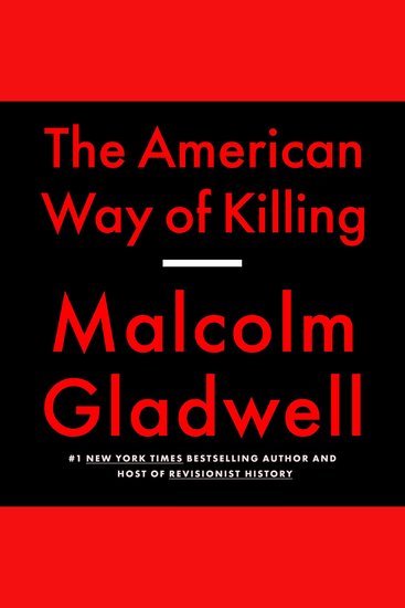 The American Way of Killing - cover
