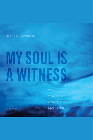 My Soul Is a Witness - The Traumatic Afterlife of Lynching - cover